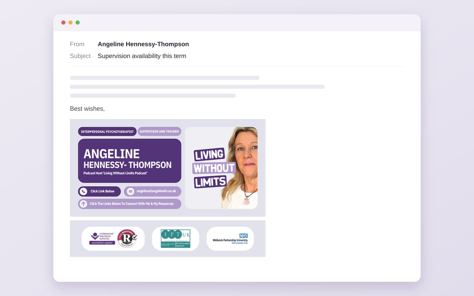 Angeline Hennessy-Thompson — project by Psyche Creative